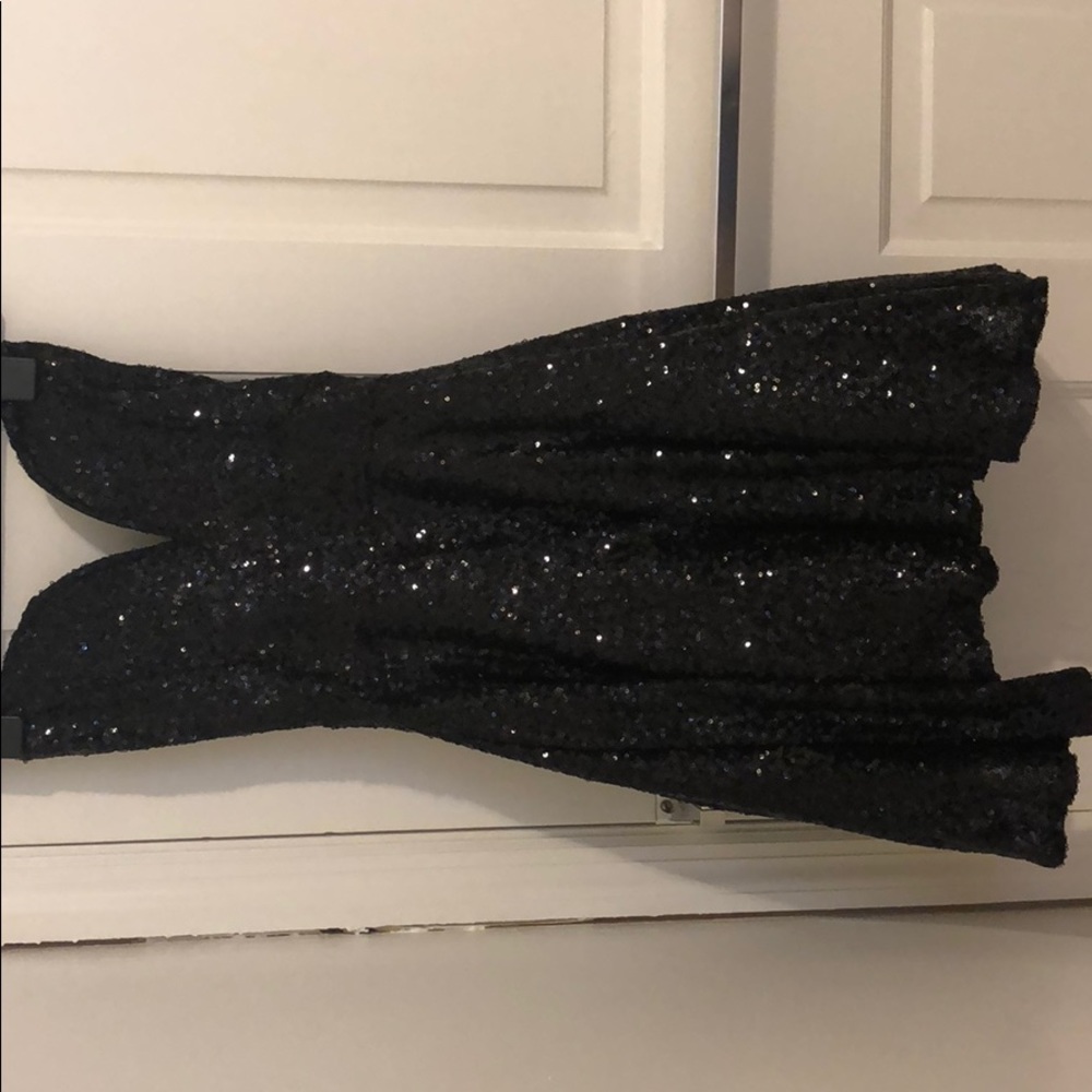 Black sexy cocktail dress